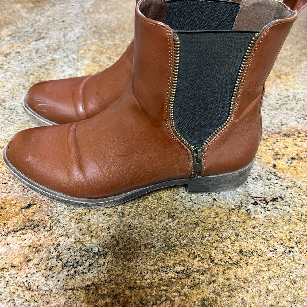 ModCloth brown ankle boots